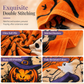 🎃 −50% ! ✨ Plaid Flanelle Halloween Tête de Mort Rétro – Douceur Veloutée Moelleuse, Impression Numérique Effrayante & Bords Double Couture – Chaleur & Confort Maison & Sieste 🛋️