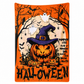 🎃 −50% ! ✨ Plaid Flanelle Halloween Tête de Mort Rétro – Douceur Veloutée Moelleuse, Impression Numérique Effrayante & Bords Double Couture – Chaleur & Confort Maison & Sieste 🛋️