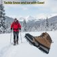🧊🥾 Crampons antidérapants à 18 pointes – À enfiler sur les chaussures pour la neige et le verglas