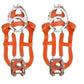 🧊🥾 Crampons antidérapants à 18 pointes – À enfiler sur les chaussures pour la neige et le verglas