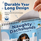 📢📢40% OFF !! ⏰Naughty Dachshunds Dog Wall Calendar