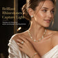 🎁 PROMO FLASH : 50% DE RÉDUCTION ! Ensemble de 4 Bijoux Classiques en Forme de Cœur – Collier, Bracelet, Bague & Boucles d'Oreilles, Cristaux Étincelants & Finition Teintée Or for une Touche Romantique et Raffinée ✨💝