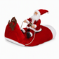 ⏳ Offre limitée −50% ⏰ Déguisement Noël Rouge pour Chien – Costume Père Noël Cavalier 3D avec Sangle de Poitrine Réglable