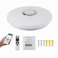 Plafonnier LED intelligent à musique avec haut-parleur Bluetooth