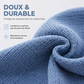 💧🧖 Serviette de Séchage pour Cheveux en Microfibre – Douce, Absorbante et Maintenue par Élastique