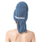 💧🧖 Serviette de Séchage pour Cheveux en Microfibre – Douce, Absorbante et Maintenue par Élastique