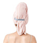 💧🧖 Serviette de Séchage pour Cheveux en Microfibre – Douce, Absorbante et Maintenue par Élastique