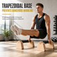 💪 ⏳🔥 OFFRE LIMITÉE −50% ! ⏰ Poignées de Pompes en Bois : Bois de Caoutchouc Massif, Base Trapézoïdale Anti-Vacillement, Pieds Antidérapants