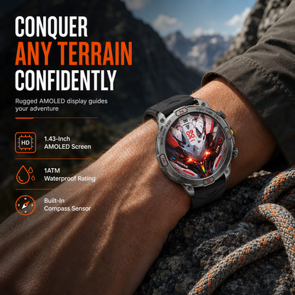 ⏳🔥 OFFRE LIMITÉE −50% ! ⏰ Montre Connectée Robuste avec Appel Bluetooth & Moniteur de Santé ⌚⛰️