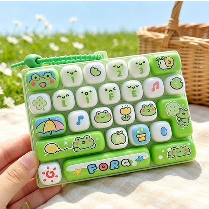 ⏳ OFFRE LIMITÉE −50% ! ⏰ Porte-Clés Clavier Mignon – Jouet Anti-Stress avec Touches à Presser