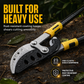 ⏳🔥 OFFRE LIMITÉE −50% ! ⏰ Cisaille Élégueur Haute Résistance pour Grosses Branches – Sécateur Coupe-Branches Économiseur d’Effort pour Arbres Fruitiers & Jardin