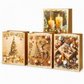 ⏳🔥 OFFRE LIMITÉE −50% ! ⏰ Sac Cadeau de Noël Élégant avec Poignées & Motif Sapin Doré en Relief – Emballage Cadeau Fêtes