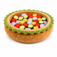 🍔 Corbeille pour Chien en Forme de Hamburger 🐾 – Coussin Rond Douillet Toutes Saisons, 35 & 50 cm