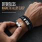 🔱 PROMO FLASH : 50% DE RÉDUCTION ! Bracelet Rétro en Cuir Tressé pour Homme – Fermoir Magnétique à Motif Épi de Blé for un Style Masculin Élégant au Quotidien ✨