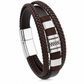 🔱 PROMO FLASH : 50% DE RÉDUCTION ! Bracelet Rétro en Cuir Tressé pour Homme – Fermoir Magnétique à Motif Épi de Blé for un Style Masculin Élégant au Quotidien ✨