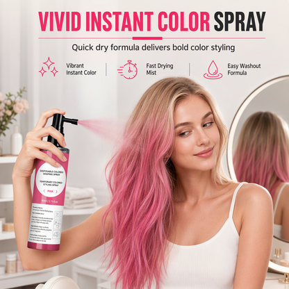 💇 LIMITED-TIME 50% OFF 🌈 Temporary Hair Color Spray — Instant Vivid Color, 80ml