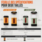 Lanterne de camping portable à énergie solaire et à manivelle, lampe d'urgence télescopique pour le camping en extérieur