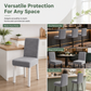 Waterproof Thickened Stretch Dining Chair Covers Elastic Chair Protector Slipcovers for Hotel and Restaurant