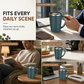 Double Wall Insulated 304 Stainless Steel Mug with Lid Shatterproof Coffee Cup and Water Tumbler