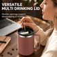 Double Wall Insulated 304 Stainless Steel Mug with Lid Shatterproof Coffee Cup and Water Tumbler