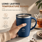 Double Wall Insulated 304 Stainless Steel Mug with Lid Shatterproof Coffee Cup and Water Tumbler