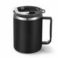 Double Wall Insulated 304 Stainless Steel Mug with Lid Shatterproof Coffee Cup and Water Tumbler