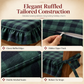 ⏳Limited-time 50% off⏰Christmas Plaid Chair Pad Thickened Non Slip Seat Cushion with Ruffled Removable and Washable Dining Chair Cushion for Office and Home💺