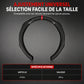 ⏳🔥 Offre limitée : -50 % ! ⏰Housse de volant en fibre de carbone 5D et cuir Nappa 38cm, respirante, absorbante et antidérapante, protection de volant