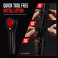 🚴PROMO FLASH : 50% DE RÉDUCTION ! Feu Arrière de Vélo Rechargeable avec Détection du Freinage – Capteur de Mouvement & Protection IP64, Fixation Sans Outil for une Visibilité Accrue et une Sécurité Optimale à Vélo ✨