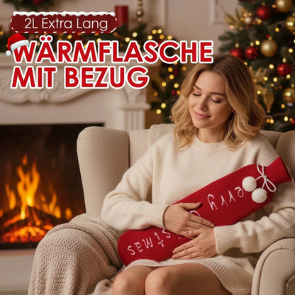 ⏳ Offre limitée : -50 % 💥 Bouillotte extra longue de 2 L avec housse