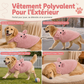 ⏳ Offre limitée : -50 % ⏰Gilet doux pour chien et chat, doublure en polaire chaude et broderie de motif cartoon