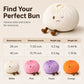 ⏳ Offre limitée : -50 % ⏰Coussin en peluche Bao, petit pain vapeur tout mignon