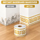 🧱 PROMO FLASH : 50% DE RÉDUCTION ! Bordure Murale Autocollante en Mousse IXPE – Rouleau 10×500 cm, Motif Géométrique, Lots de 1/2/4 for Sublimer Murs, Plinthes et Carrelage ✨