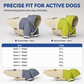 ⏳🔥 Offre limitée : -50 % ! ⏰ Imperméable bicolore pour chien, avec protection des pattes contre la saleté pour les sorties
