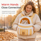 🐾 Offre limitée ! 🔥 Sac de transport pour animaux doublé en polaire 🎒 Gardez votre chat au chaud et près de vous lors de vos sorties fraîches d’automne et d’hiver ✨