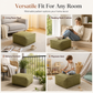 📢📢50% DE RÉDUCTION !! ⏰ Housse de Pouf de Rangement : À Garnir de Vêtements, Grande Fermeture Éclair, Lavable, 45x45x23cm🧺🛋️