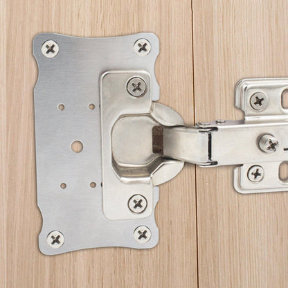 ⏳ Offre limitée : -50 % ⏰Plaque de Charnière en Acier Inoxydable pour Porte d'Armoire