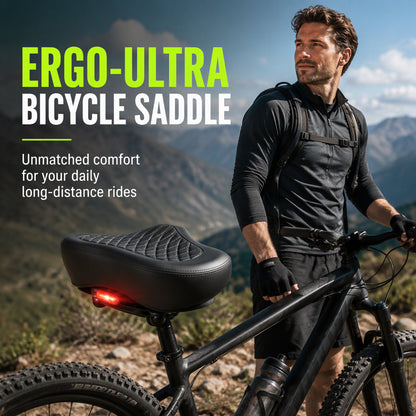 ⏳ Offre limitée : -50 % ⏰ Selle de vélo extra-large et imperméable, rembourrage épais et ergonomique pour VTT, vélos électriques et pliants