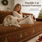⏰ Jeté de canapé épais en chenille au style de Noël, protection intégrale résistante aux griffures de chat et aux taches