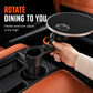 📢📢 -50 % !! ⏰ Plateau repas et porte-gobelet multifonction pour voiture, pivotant à 360°, format allongé, antidérapant et résistant à l’usure