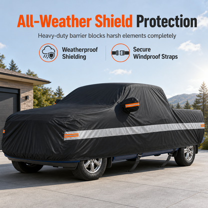 🚗🛡️ PROMO FLASH : 50% DE RÉDUCTION ! Housse de Protection Extérieure pour Pick-Up Taffetas 190T – Imperméable, Anti-UV & Coupe-Vent for une Protection Tout-Temps ✨