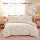⏳ Offre limitée : -50 % ⏰ Parure de lit 3 pièces avec housse de couette à jolis motifs 🎀🛌