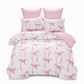 ⏳ Offre limitée : -50 % ⏰ Parure de lit 3 pièces avec housse de couette à jolis motifs 🎀🛌