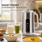 ⏳ Offre limitée : -50 % ⏰ Machine à lait de soja et blender multifonction en acier inoxydable 304, grande capacité, sans filtration et avec programmation intelligente