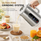 ⏳ Offre limitée : -50 % ⏰ Machine à lait de soja et blender multifonction en acier inoxydable 304, grande capacité, sans filtration et avec programmation intelligente