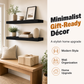⏳🔥 Offre limitée : -50% ! ⏰ Étagères murales flottantes en bois au style minimaliste