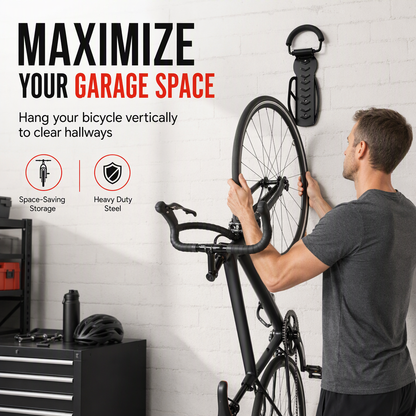 🔥 -50 % !! 📢✨ Support mural réglable pour vélo et VTT, crochet de rangement intérieur