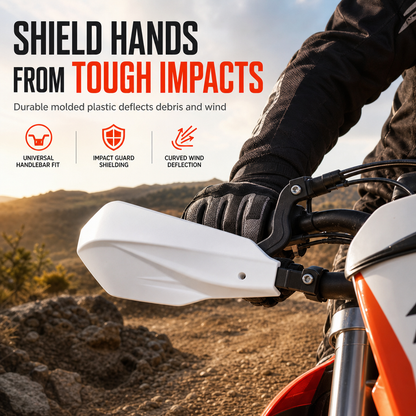 📢📢 -50 % !! ⏰Protège-mains universels en plastique pour guidon, garde-boue et protection pour moto tout-terrain, Dirt Bike, ATV Quad