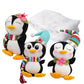 📢📢 -50 % !! ⏰ Ensemble décoratif de pingouins sur toboggan – 3 pingouins et des glissades à l’infini ✨