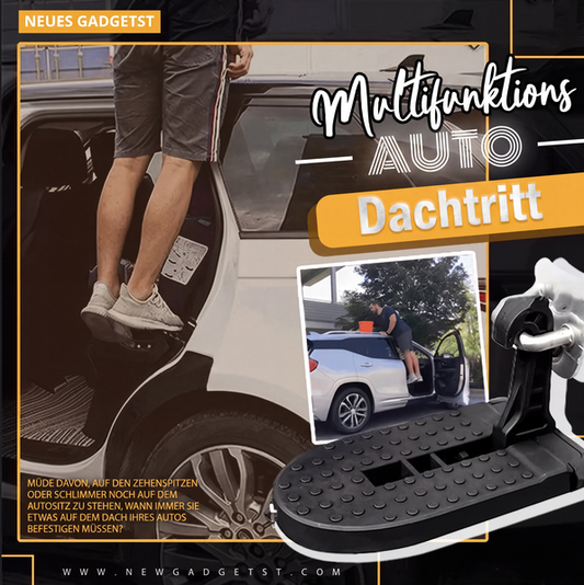 📢📢 50 % DE RÉDUCTION !! ⏰ Marchepied de portière pliable universel pour voiture, accès facile au toit, capacité de 230 kg et brise-vitre intégré pour charger vos coffres sans effort et assurer votre sécurité en cas d’urgence ✨
